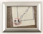 1960s Sandy Koufax Los Angeles Dodgers Store Model Glove & Mickey Mantle Reproduction Pin