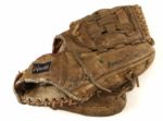 1960s Sandy Koufax Los Angeles Dodgers Store Model Glove & Mickey Mantle Reproduction Pin
