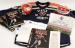 1990s Denver Broncos Memorabilia Collection w/Terrell Davis Signed Mini-Helmet 90 Total Items - JSA