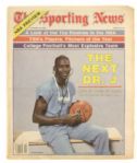1984 Michael Jordan Chicago Bulls Collection - 11 x 14 Original Photo The Sporting News Cover & 2 Cards