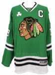 1990s Hockey Jersey & Jacket Collection w/Blackhawks St. Patty's Day Green Jersey (Lot of 4)