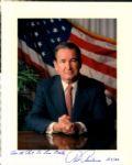 1970s-80s Political Signed Collection Lot of 74 w/Ross Perot Janet Reno Oliver North 