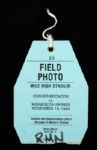 1984 Denver Broncos vs. Minnesota Vikings Field Pass Signed by Jan Stenerud (Lot of 3)