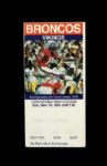 1984 Denver Broncos vs. Minnesota Vikings Field Pass Signed by Jan Stenerud (Lot of 3)