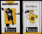 1985-2004 NFL Schedule - Collection of 33 w/9 Jerry Rice San Francisco 49ers Rookie Year Schedules & 8 Brett Favre Rookie Schedules