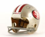 1970s San Francisco 49ers Game Worn Helmet Signed by Jim Plunkett - PSA 