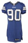 2011 Ndamukong  Suh Detroit Lions Signed Authentic Jersey w/NFL Auctions PSA/DNA Sticker