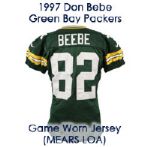 1997 Don Beebe Green Bay Packers Game Worn Jersey Final Season (MEARS LOA)