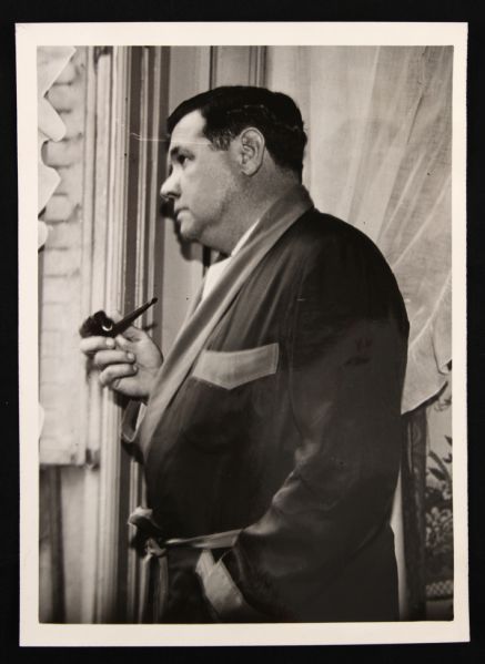 1940s Babe Ruth New York Yankees Original 5" x 7" 