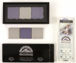 1993 Colorado Rockies Opening Series Ticket Poster Memorabilia Shirts Jacket Cap (Lot of 10)