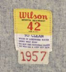1957 Ray Crone Milwaukee Braves Game Worn Flannel Jersey (MEARS A9.5) 