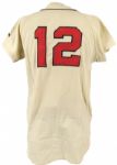 1965 Gene Oliver Milwaukee Braves Game Worn Flannel Jersey (MEARS A10) 