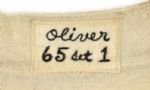 1965 Gene Oliver Milwaukee Braves Game Worn Flannel Jersey (MEARS A10) 