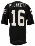 1982-86 Jim Plunkett Oakland Los Angeles Raiders Game Worn Jersey w/Team Repair (MEARS LOA)