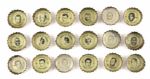 1960s Green Bay Packers Coca Cola Bottle Caps with Original display sheet Incl. Fran Tarkenton (Lot of Over 230 With Each Photographed)