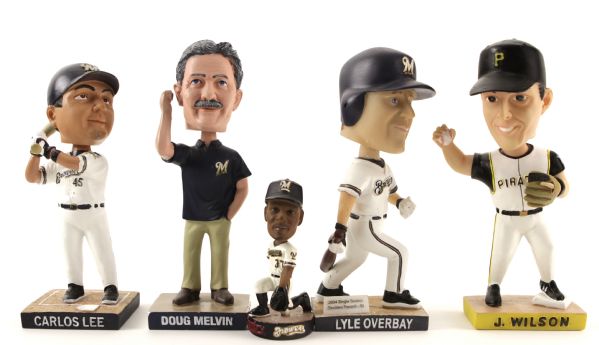 2000s Milwaukee Brewers Bobble Head Nodder Collection (Lot of 25) 