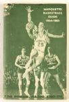 1964-65 Marquette Warriors Media Guide First Year of Al McGuire As Coach 