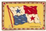 1910 Circa Felt 8 x 5 1/2 Tobacco Cigar Flags of The World  - Lot of 7