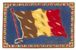 1910 Circa Felt 8 x 5 1/2 Tobacco Cigar Flags of The World  - Lot of 7