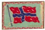 1910 Circa Felt 8 x 5 1/2 Tobacco Cigar Flags of The World  - Lot of 7