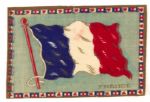 1910 Circa Felt 8 x 5 1/2 Tobacco Cigar Flags of The World  - Lot of 7