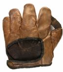 1910-20 circa Maker Unknown HORSEHIDE JUNIOR LEAGUE w ½” web (MEARS LOA)