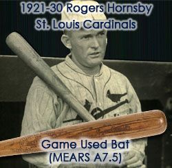 1921-30 Rogers Hornsby H&B Louisville Slugger Professional Model Game Used Bat (MEARS A7.5)