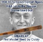 1908-10 Ty Cobb Detroit Tigers J.F. Hillerich & Son Louisville Slugger Professional Model Game Used Decal Bat (MEARS A7)