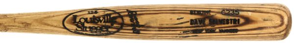 1992-95 Dave Silvestri New York Yankees Louisville Slugger Professional Model Game Used Bat (MEARS A8)