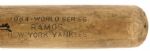 1964 Pedro Ramos New York Yankees Autographed World Series Louisville Slugger Professional Model Game Used Bat (MEARS A10/PSA)