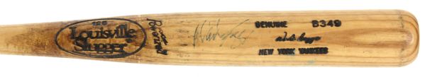 1993-97 Wade Boggs New York Yankees Autographed Louisville Slugger Professional Model Game Used Bat (MEARS A10/JSA/PSA)