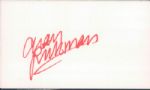 1950's-90's Movie Stars Hollywood Television Signed Index Card Collection - Lot of 225 EVERY AUTOGRAPH PHOTOGRAPHED