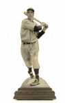 1936 circa Joe DiMaggio New York Yankees Photographic Die Cut Display w/George Burke Photo From DiMaggio Estate