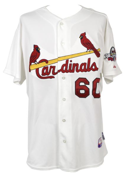 2009 Mike Aldrete St. Louis Cardinals Game Worn Jersey w/All Star Patch (MEARS LOA) 