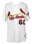 2009 Mike Aldrete St. Louis Cardinals Game Worn Jersey w/All Star Patch (MEARS LOA) 