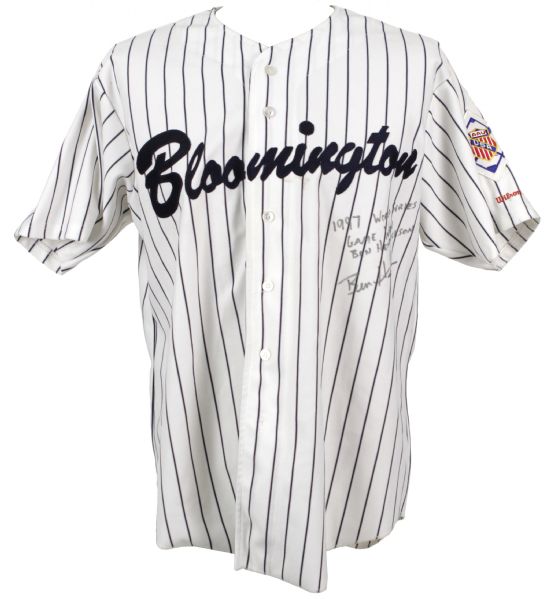 1997 Ben Hendrickson Bloomington World Series AAU Jersey w/Undershirt Signed (MEARS LOA)