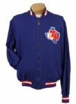 1986-93 Geno Petralli Texas Rangers Game Worn Jacket (MEARS LOA)