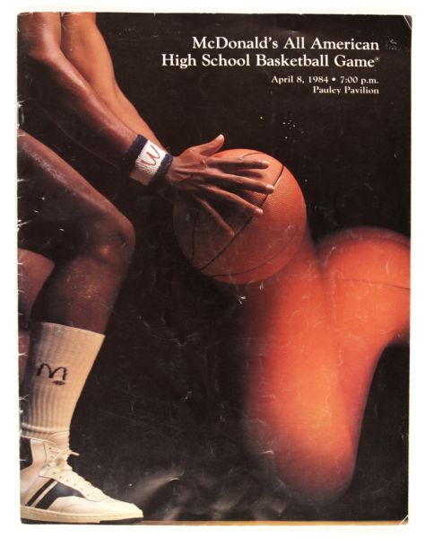 1984 McDonalds All American Signed Program w/Jerry Tarkanian Walt Hazzard 