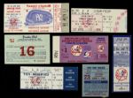1971-94 New York Yankees Full Ticket & Stub Collection w/ 1977 All Star Game Ticket & 1981 ALDS & ALCS Tickets (Lot of 22)