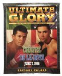 1990s Boxing On-Site Poster w/Oscar De La Hoya Evander Holyfield Riddick Bowe Larry Holmes  - Lot of 9 