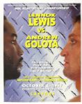1990s Boxing On-Site Poster w/Oscar De La Hoya Evander Holyfield Riddick Bowe Larry Holmes  - Lot of 9 