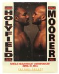 1990s Boxing On-Site Poster w/Oscar De La Hoya Evander Holyfield Riddick Bowe Larry Holmes  - Lot of 9 