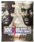 1990s Boxing On-Site Poster w/Oscar De La Hoya Evander Holyfield Riddick Bowe Larry Holmes  - Lot of 9 