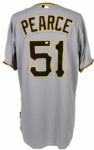2011 Steve Pearce Pittsburgh Pirates Game Worn Piraten Jersey w/MLB Hologram Worn vs. Brewers 