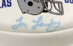 1990s Tom Landry Dallas Cowboys Signed White Panel Football - JSA 