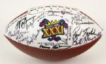 1997 Super Bowl XXXI Commemorative Football Signed by HOFers & All Pros w/12 Sigs. Incl. Lynn Swann Franco Harris Paul Tagliabue  - JSA 