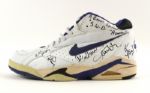 1992 Roman Gabriel III Charity Worn Shoe Signed by Phoenix Suns Kevin Johnson Charles Barkley 9 Sigs. - JSA 