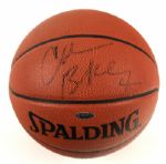 1990s Charles Barkley Phoenix Suns Signed Spalding Basketball Tri-Star Hologram - JSA 