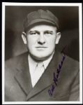 1970s Cal Hubbard Green Bay Packers Signed 8" x 10" Photo - Only Man in Baseball & Football HOF - JSA 