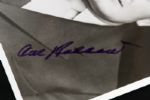 1970s Cal Hubbard Green Bay Packers Signed 8 x 10 Photo - Only Man in Baseball & Football HOF - JSA 